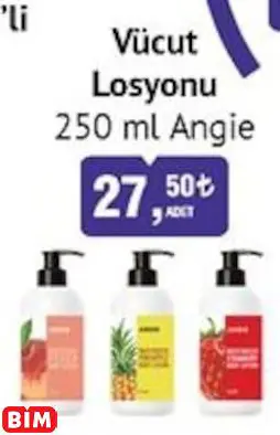ANGİE VÜCUT LOSYONU ANGİE VÜCUT LOSYONU